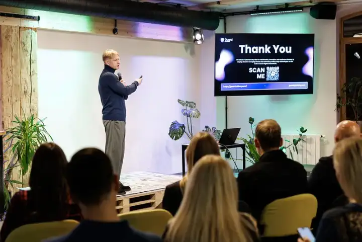 Presenting OffSeq Guard at an event
