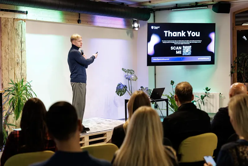 Presenting OffSeq Guard at an event